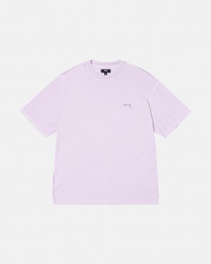 Stussy Pig. Dyed Inside Out T-shirt Purple in Pink for Men